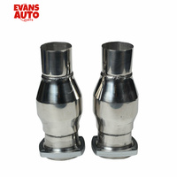 Collecteurs d'échappement en acier inoxydable, tuyaux d'échappement pour Chevrolet Corvette 1997-2004 5.7L, tube long 1-7/8 pouces