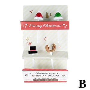 Fournitures de décoration de noël accessoires Bento cure-dents fourchette à fruits en plastique Bento choix de nourriture de noël pour les enfants - Product Image 3