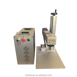 เครื่องเลเซอร์มาร์กกิ้งสำหรับปุ่มพลาสติก ไฟเบอร์เลเซอร์ 30w 50w เครื่องแกะสลักเลเซอร์โลหะสำหรับแกะสลักปุ่มกด - Product Image 5