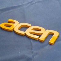 Lettres Boîtier PVC Personnalisées pour Logo de Marque d'Entreprise, Bureau et Enseigne Commerciale