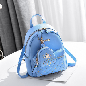 Retro Women <b>Backpacks</b> Teenage Girls Fashion PU Leather School Bag - Product Image 4