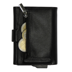 CardHoda Aluminum <b>RFID</b> <b>Blocking</b> Card Holder Short <b>Wallet</b> Unisex Minimalist Large Capacity Metal Lining - Product Image 2