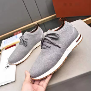 2025 luxe nouveaux hommes de haute qualité concepteur baskets décontractées mode européenne tricot respirant marche et course Style - Product Image 3