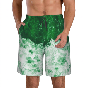 Customized Size <b>Knee</b> Length Shorts For Men Drawstring Waist <b>High</b> Quality Summer Outdoor Wear Beach Shorts In Wholesale Price - Product Image 2