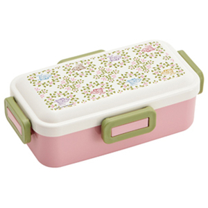 Japan 4 point lock type premium portable bento plastic lunch box
