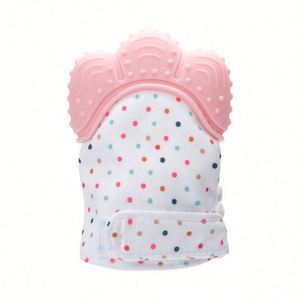Anneau de dentition pour bébé en silicone de qualité alimentaire sans BPA, jouet à mâcher souple pour nourrissons, idéal pour la dentition, accessoires et pièces de sac spéciaux - Product Image 1