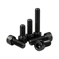 Vis à tête cylindrique à six pans creux en acier allié, grade 12.9, finition oxyde noir, DIN 912 M6 M8 M10, métrique