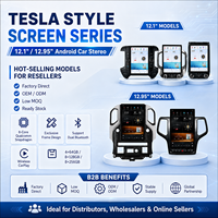 Distributeur d'autoradios de style Tesla 12,95 pouces avec CarPlay et Android Auto pour Chevrolet Tahoe Suburban 2015-2019 GMC Yukon 2021-2026