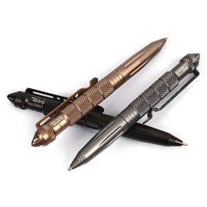 Bolígrafo táctico promocional personalizado para acampar al aire libre, regalos de viaje, rompecristales, Avión de emergencia, bolígrafo táctico de aluminio