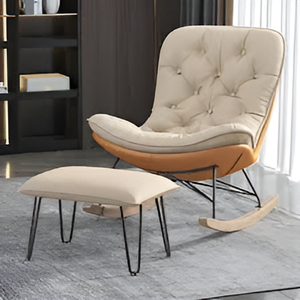 Freizeit Schaukel sofa Stuhl Schlafzimmer Home Liege Wohnzimmer Single Fabric Sofa Chair