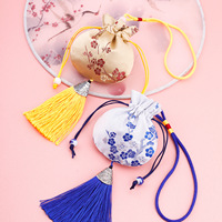 Festival des bateaux dragons Sachet de parfum portable Sac vide Vente en gros Lavande Armoise Sacs vides Cadeaux Sachet de style ancien