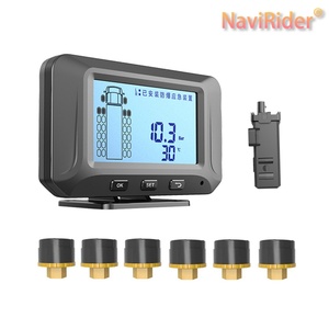 6 Wheel High Quality High Efficient Truck Trailer <b>Tpms</b> Wireless Tire Pressure Monitoring System - Product Image 3