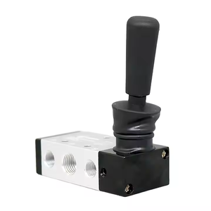 공압 제어 밸브 4H230C-08 수동 밸브 4H230E P 3 위치 5 방향 핸드 레버 밸브 - Product Image 1