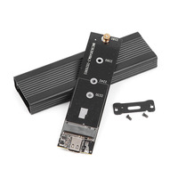Carcasa de disco duro de estado sólido biprotocolo NVMe/NGFF, carcasa de disco duro móvil externa compatible con sistema operativo múltiple