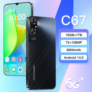 Điện thoại C67 Trung Quốc nguyên bản, hàng loạt, không nhãn hiệu, giá sỉ, điện thoại thông minh <span class=keywords><strong>Android</strong></span>, mở khóa, giá rẻ - Product Image 3