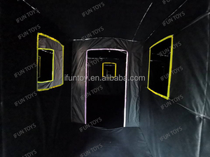 Domo de batalla inflable interactivo al aire libre Laser Tag Arena Laser Maze Armas tienda para juegos de Paintballs - Product Image 6