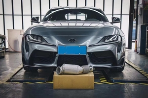Tuyaux d'<span class=keywords><strong>échappement</strong></span> pour Toyota GR Supra B48 2.0T 2020-2024, sans voyant moteur, en acier inoxydable isolé, avec catalyseur - Product Image 5