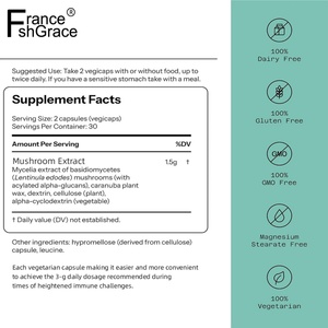 Capsules de champignons de qualité supérieure pour soutenir la santé des cellules sanguines chez les femmes et les hommes, complément d'extrait de champignons - Product Image 3