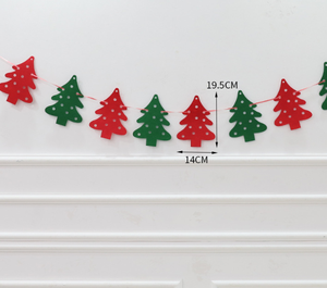 Vente directe d'usine Bannière de Noël en feutre de haute qualité pour l'utilisation de décor de festival à la maison - Product Image 3