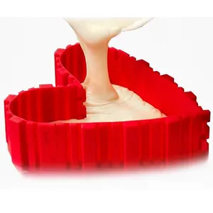 Cetakan Silikon Splicing Multi-bentuk Alat Dekorasi Kue Loyang Cetakan Kue Bakeware Bulat Kotak Roti Bundt Muffin Cups Tray