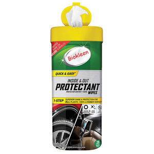 Biokleen 60 <span class=keywords><strong>lingettes</strong></span> pour tableau de bord de voiture, <span class=keywords><strong>nettoyage</strong></span> de la saleté et de la poussière <span class=keywords><strong>lingettes</strong></span> nettoyantes pour l'intérieur de la voiture, du camion et de la <span class=keywords><strong>moto</strong></span> - Product Image 1