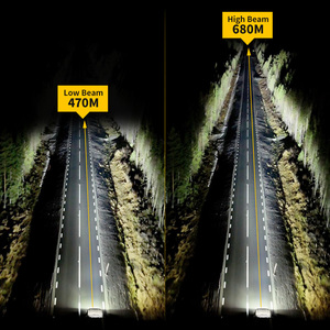 Đèn pha <span class=keywords><strong>LED</strong></span> 12V cho xe tải, siêu sáng, bền bỉ, đèn chạy ban ngày trắng hổ phách động, đèn chiếu xa 9 inch cho xe <span class=keywords><strong>Scania</strong></span> - Product Image 4