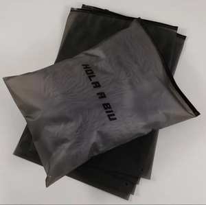 CPE personnalisé transparent noir mat vêtements sac à fermeture éclair PE sous-vêtements vêtements sac ziplock sac d'emballage épaissi haut de gamme - Product Image 4