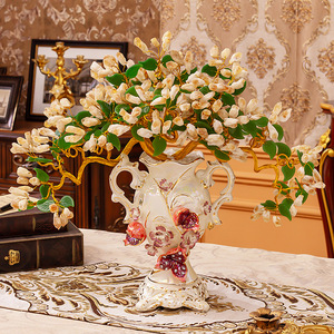 Árbol de la Fortuna de Cristal Ornamental para la Entrada de la Sala de Estar, Florero Decorativo para el Hogar, Florero de Cerámica y Porcelana - Product Image 2