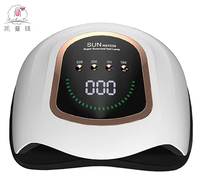 Lampe à ongles UV LED haute puissance 200W, 42 ampoules LED, minuterie quatre vitesses, induction automatique pour salon, maison, gel, manucure, séchage