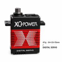 XQ-POWER XQ-S9130D Servomoteur Brushless 130kg Haute Tension 16.8V IP66 Engrenage en Acier Inoxydable Boîtier Métallique Étanche en Aluminium CNC
