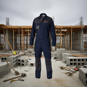 TTAKE Easy <b>Overalls</b> Workwear 3XL Grey Durable <b>Construction</b> Safety Wear - Product Image 3