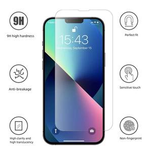 ฟิล์มกันรอยหน้าจอ iPhone คุณภาพสูง แบบใส HD 9H 2.5D กระจกนิรภัยสำหรับโทรศัพท์มือถือ - Product Image 5