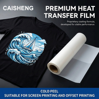 Film de transfert PET professionnel à froid pour l'impression offset et la sérigraphie sur vêtements – Matériau de transfert thermique