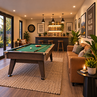 Module de divertissement préfabriqué pour jardin, idéal pour les loisirs familiaux, espace social flexible avec intérieur personnalisé et installation rapide