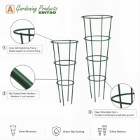 Support de plante en fer robuste et élégant, treillis peu encombrant, facile à assembler, pour jardin, patio, balcon, cour, vente en gros, usine, usage commercial
