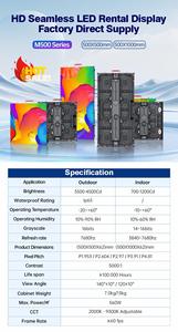 Outdoor LED Display Screen Rental Complete System Service <b>Stage</b> Full Package Solution P3.91 Customizable LED Display Personalize - Product Image 1