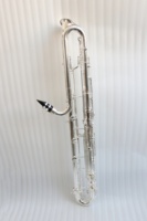 Focustyle FBC-700 Contrabass Clarinet Cupronickel Silver Plated Blue Needle Springs Leather Pads Woodwind