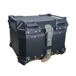 High quality Aluminum Motorcycle Accessories 28L/36L/45L/55L/65L Rear Box Waterproof Motorcycle Trunk with different sizes