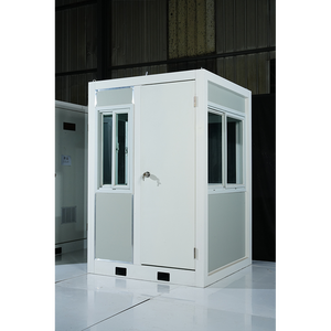 Cabina de peaje prefabricada portátil para exteriores, cabina de seguridad de Metal segura, cabina de seguridad moderna para exteriores, caja de centinela elegante - Product Image 2