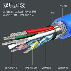 สายเคเบิลอะแดปเตอร์ USB 3.0 ความเร็วสูงเป็นไมโครยูเอสบีสำหรับซีเกท, ซัมซุง โน้ต 3S5,กล้องอุตสาหกรรม และกล่องใส่ฮาร์ดไดรฟ์แบบพกพา - Product Image 5
