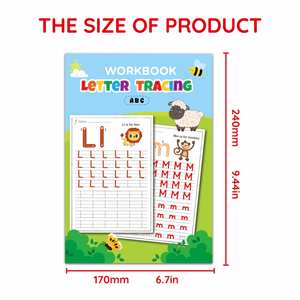 Un Divertido Cuaderno de Práctica de Escritura para Niños de 3 a 5 Años, Trazado de Letras del Abecedario para Preescolares - Product Image 6