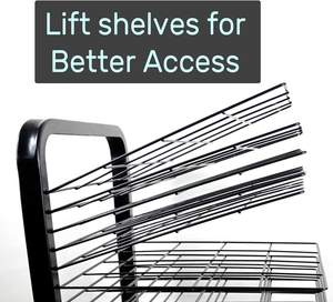 Schools and Art Clubs Accessories Mobile 25 Tier Art <strong>Painting</strong> <strong>Dry</strong> Tower Shelf Art Drying <strong>Rack</strong> - Product Image 3