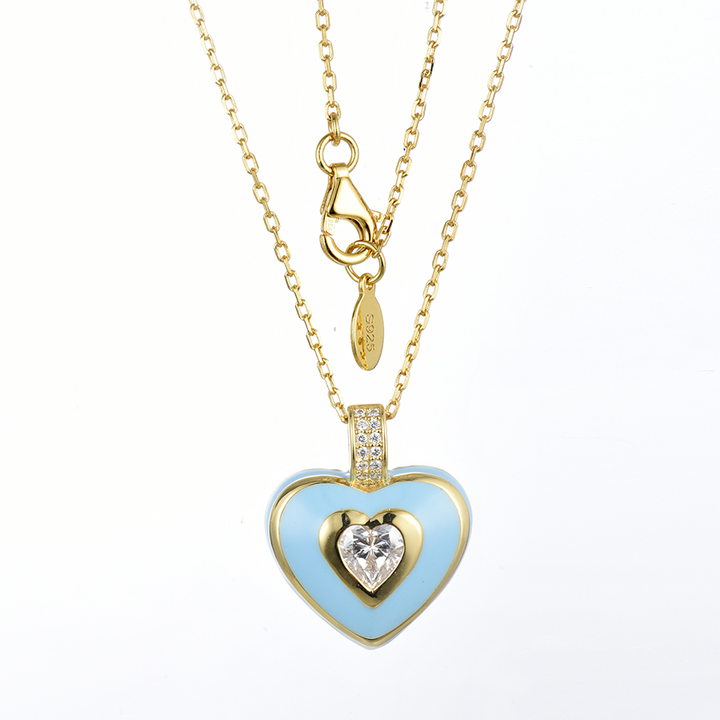 Carline Hotsale Fine Jewelry Necklaces Solid Gold 925 Sterling Silver