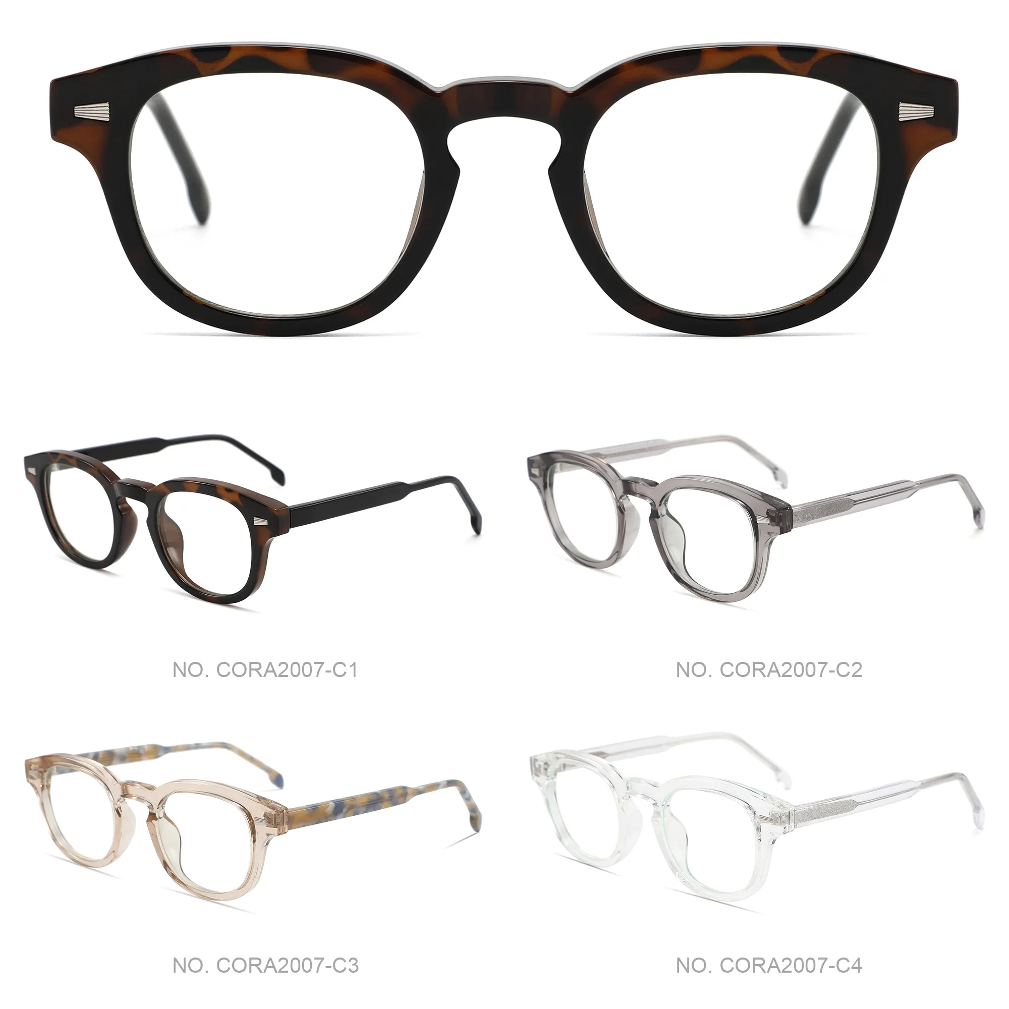 2023 חדש tr90 מסגרת משקפיים לגברים נשי משקפיים אנטי-כחול אור עדשת משקפיים