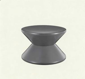 Taburete Bajo de Diseño Lazy Space para el Hogar, Sala de Estar, para Cambiar Zapatos, Taburete Nórdico Creativo de Plástico con Forma de Reloj de Arena - Product Image 1