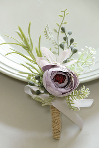 Hochzeit Prom Handgelenk Corsage Blume Braut Brautjungfer Perle Armband Hochzeit Prom Party Schwestern Künstliche Blume Hand Handgelenk Blume - Product Image 3