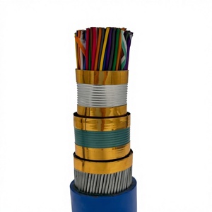 Cable de Comunicación para Minería <span class=keywords><strong>XINQIAO</strong></span> MHYA/MHYAV, Conductor de Cobre Sólido, Cubierta Azul, Par Grande, Cable de Señal Subterráneo - Product Image 2