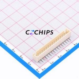 HCZZ0139-16 Wire-to-Board Pin Header Bent Lead Through Hole,P=2.54mm Connector 1x16P 2.5mm Right Angle Insert XH - Product Image 1