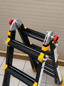 Échelle télescopique multifonctionnelle de 300 kg avec système de verrouillage à goupille, portable, type A et échelle droite - Product Image 2