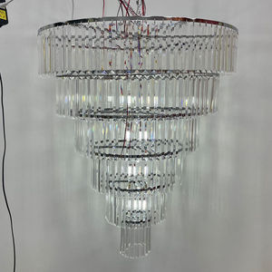Lustre LED en acrylique pour mariage, bar à glace, luxueux, multicolore, pour plafond AC, idéal pour les banquets, salles de réception et décorations de fête, écologique - Product Image 4